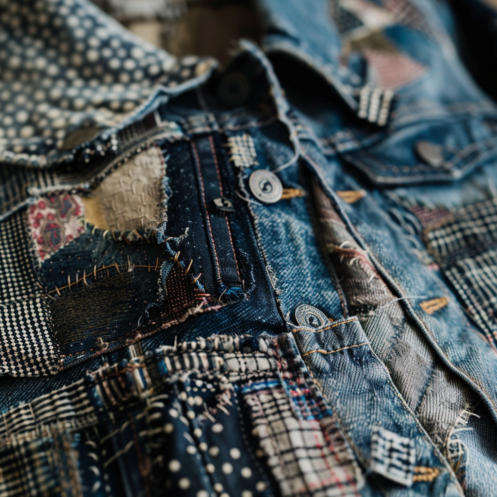 Patchwork Denim Jacket