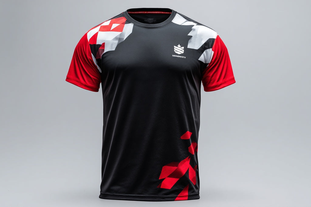 Men's Athletic Red Gym T-Shirt