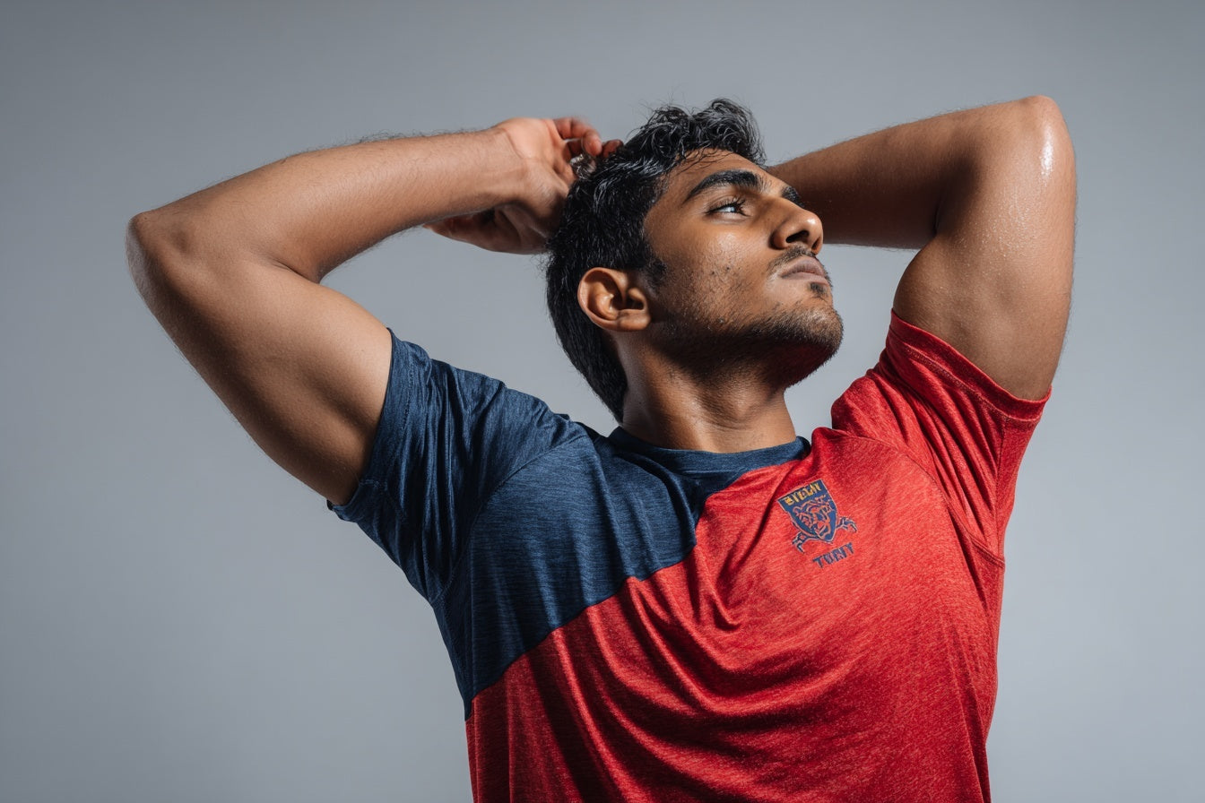 Red And Black Gym Tshirt